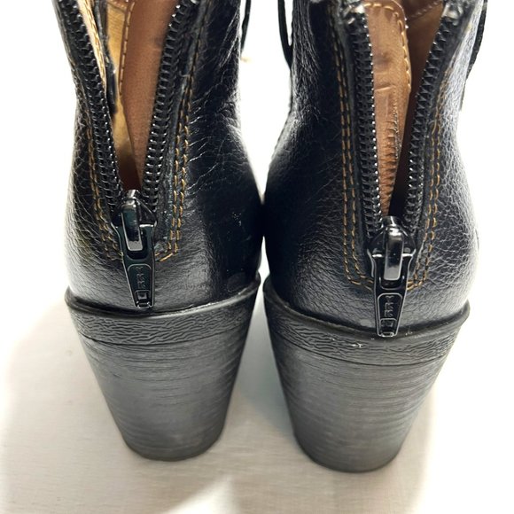 BOC Born Concepts - LEATHER Ankle Boots - Booties with Block Heel - 7M - Picture 8 of 8